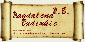 Magdalena Budimkić vizit kartica